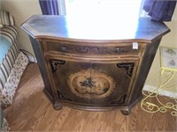 Ornate Paint Decorated Contemporary Sideboard