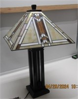 26"H ARTS AND CRAFTS STYLE TABLE LAMP NICE CON. 2