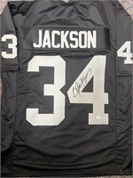 Raiders Bo Jackson Signed Jersey with COA