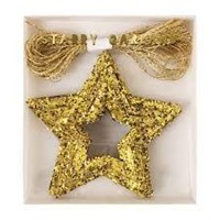 Gold Star Garland 14 Feet