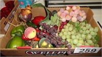 Rubber & Plastic Fruits / Vegetables Lot