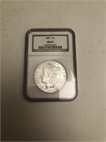 1897 Morgan Dollar NGC MS 63