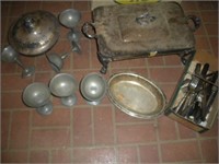 Silver Plate & Pewter Lot