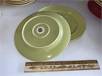 Lot of 3 dinner plates Food Network gree