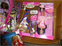 2 Boxes of Barbie items