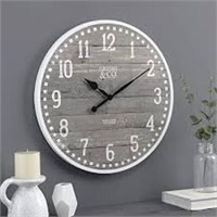 Firstime & Co. Gray Arlo Wall Clock, Large