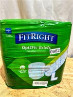 New FitRIght OptIFIt diaper sz Lrg