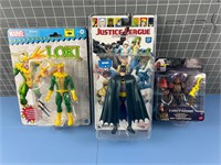 3X NIB ACTION FIGURES BATMAN & MORE