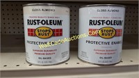 Rust-Oleum Protective Enamel Gloss Almond  lot of