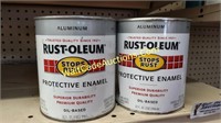 Rust-Oleum Protective Enamel Aluminnum lot of 1 -