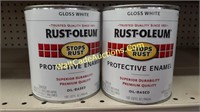 Rust-Oleum Protective Enamel Glossy White lot of