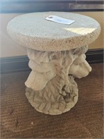 Lion Cement Pedestal