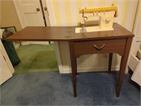 In cabinet Singer sewing machine