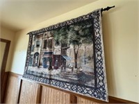 Wall tapestry with Paris image