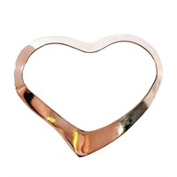 Sliding Open Heart Pendant 14k Yellow Gold