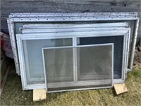 Window Screens - four are 24" x 47". Five are 57"