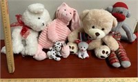 6 Misc. Stuffed Animals