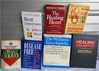 HEALTH & HEALING BOOKS LOT OF 7