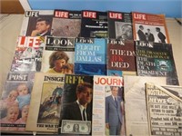 Vintage Magazine Lot, 16 Total, Mostly Life/Look