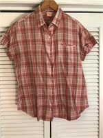 VINTAGE F.A.I. PLAID SHIRT SIZE 16