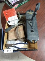 Bell Holder, Rivet Gun, Horseshoe & Other