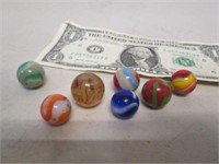 Lot of Vintage Old Marbles - Akro, Peltier