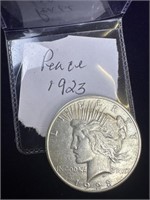 1923 Peace Silver Dollar