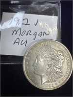 1921 Au Morgan Silver Dollar