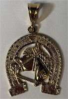 11 - GOLD PLATED PENDANT (B128)