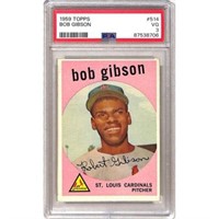 1959 Topps Bob Gibson Rookie Psa 3