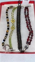 4 Handcrafted bracelets 7 inches