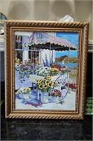 vintage framed paint by numbers