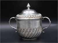 Coin Silver Sugar Bowl. Early 19th century. The