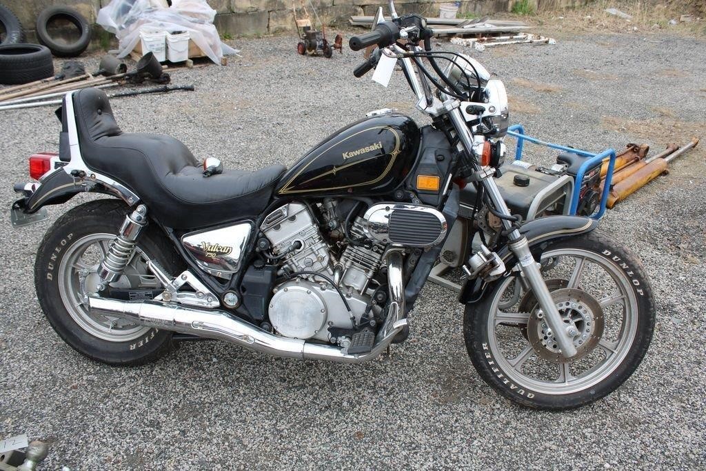 1989 KAWASAKI Vulcan 750 Motorcycle | Live and Online Auctions on HiBid.com