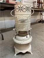 Antique Cast Iron Kerosene Heater marked SER.F