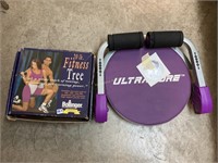 Ultra Core Max Exerciser & 20 lb. Fitness Tree