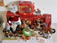 Lot #4394 - Qty of Breyer's Christmas ornaments