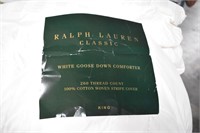 King Size Ralph Lauren Goose Down Comforter