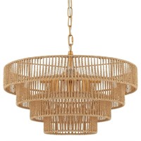 Condition Issue:6-Lights Hand-Woven Pendant L
