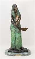 After Emmanuel Villanis Bronze Judith