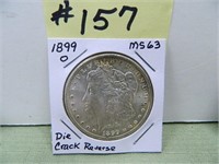 1899o Morgan – MS63 (Die Crack Reverse)