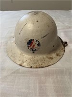 Civil defense metal helmet
