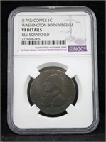 (1792) Undated, Washington Copper 1 Cent
