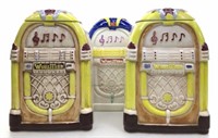(3) Treasurecraft Ceramic Jukebox Cookie Jars
