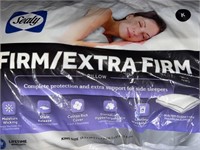 SEALY FIRM EXTRA FIRM KING PILLOW RETAIL $30