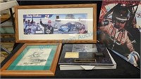 Dale Earnhardt and Rusty Wallace posters and