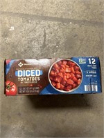 MM diced tomatoes 12 cans