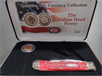 Case Indian Head Penny Knife