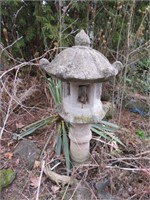 A Concrete Japanese Garden Lantern