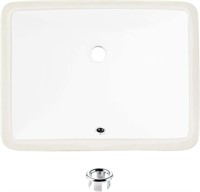 MR Direct Undermount Porcelain Bathroom Sink